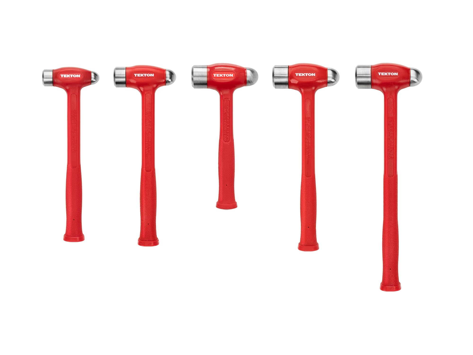 TEKTON Ball Peen Dead Blow Hammer Set, 5-Piece (26, 36, 43